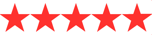 five stars graphic